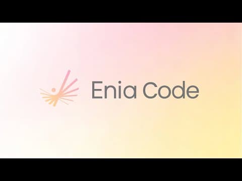 Enia Code Demo Video