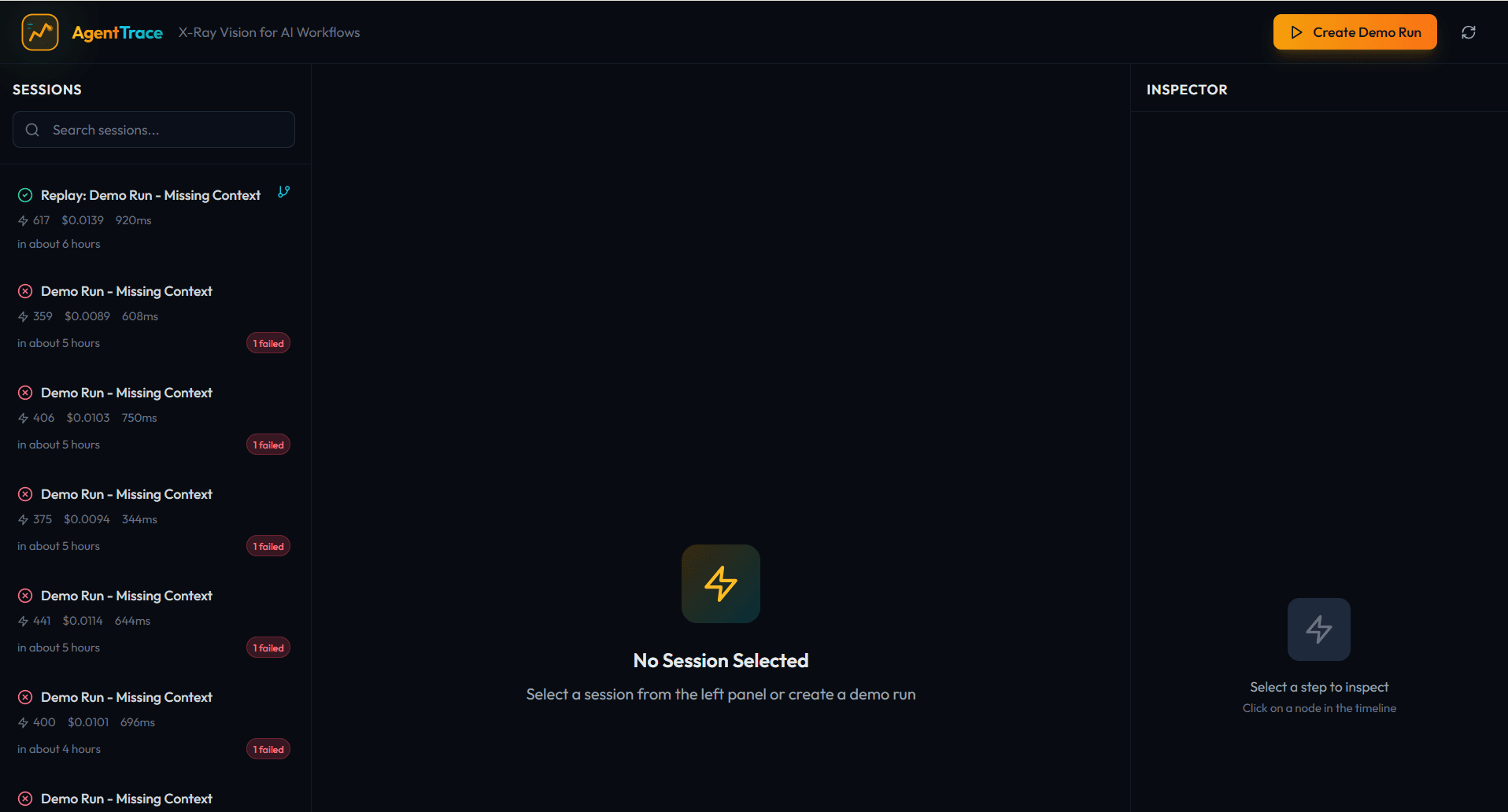 AgentTrace - X-Ray Vision for AI Workflows