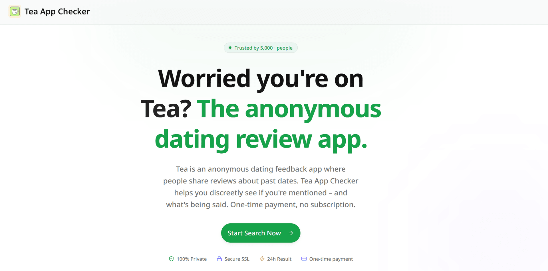 Tea App Checker