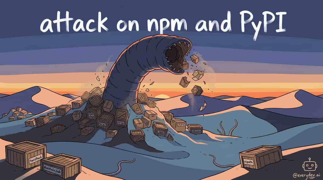 npm and PyPI are under attack by a worm right now and it's called Shai-Hulud
