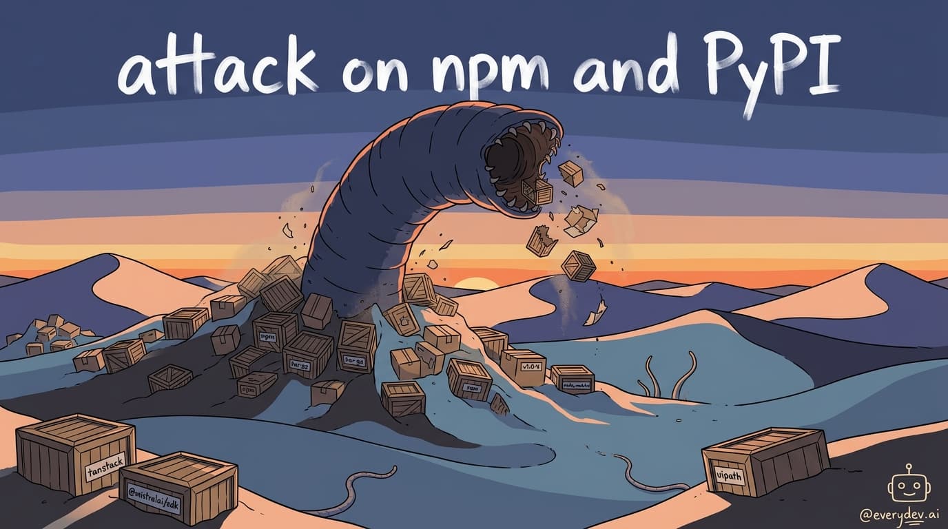 npm and PyPI are under attack by a worm right now and it's called Shai-Hulud