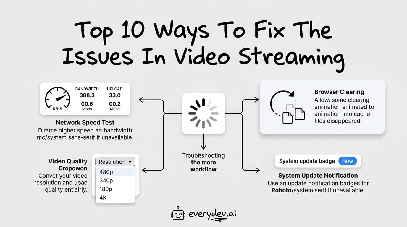 Top 10 Ways To Fix The Issues In Video Streaming
