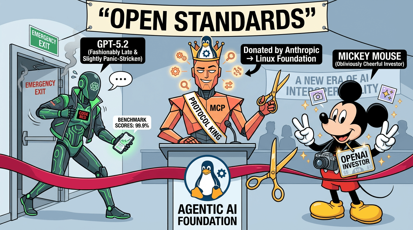 GPT-5.2, MCP, and Disney at the Agentic AI Foundation ribbon-cutting ceremony