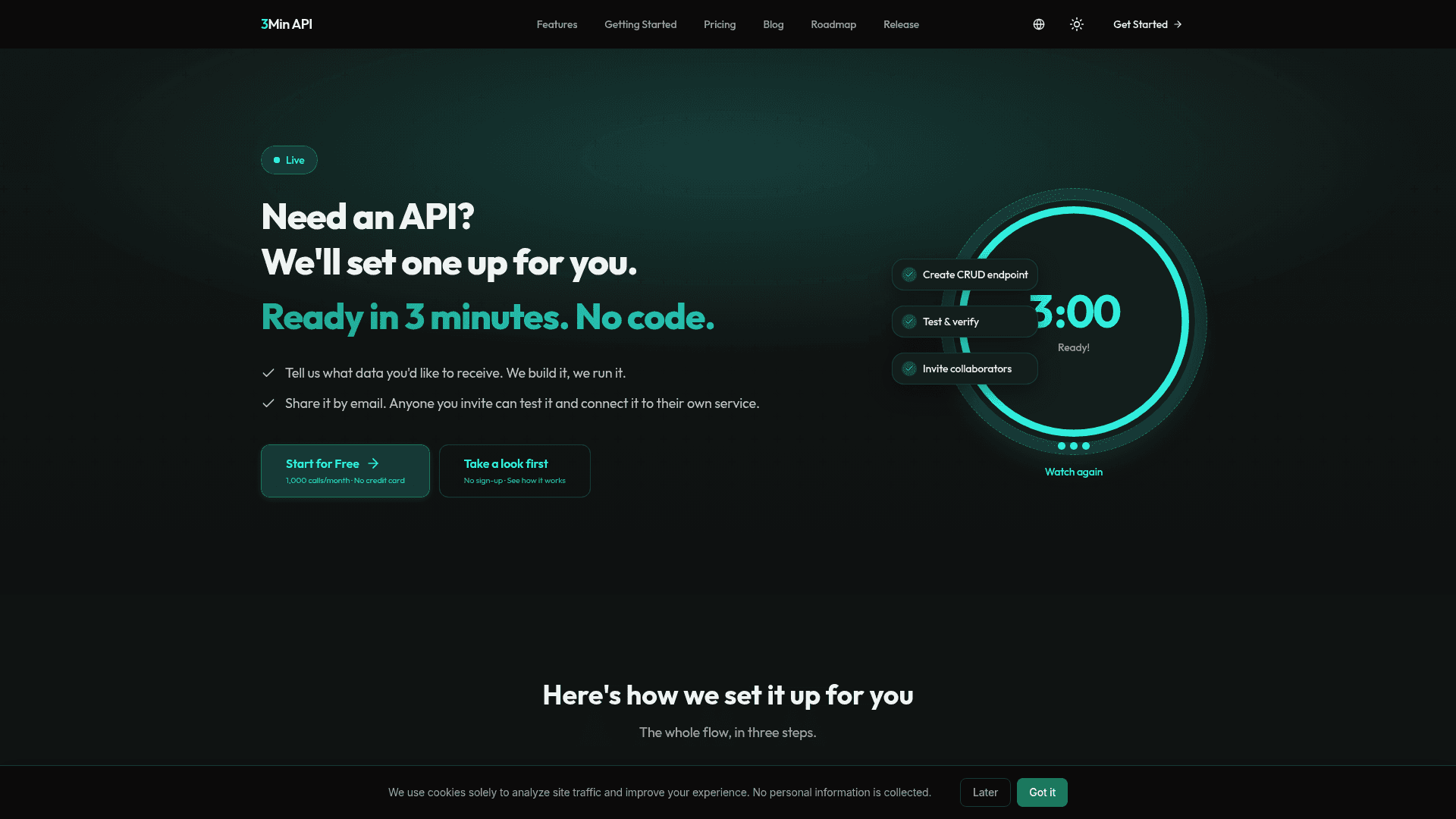 3Min API - 1