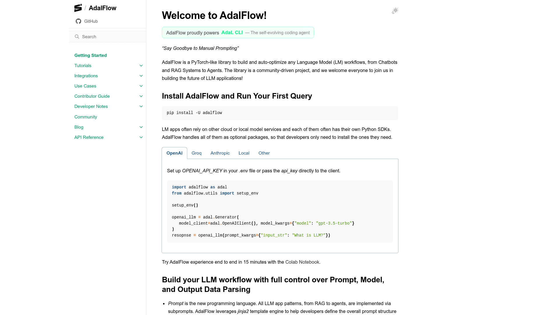 AdalFlow - 1
