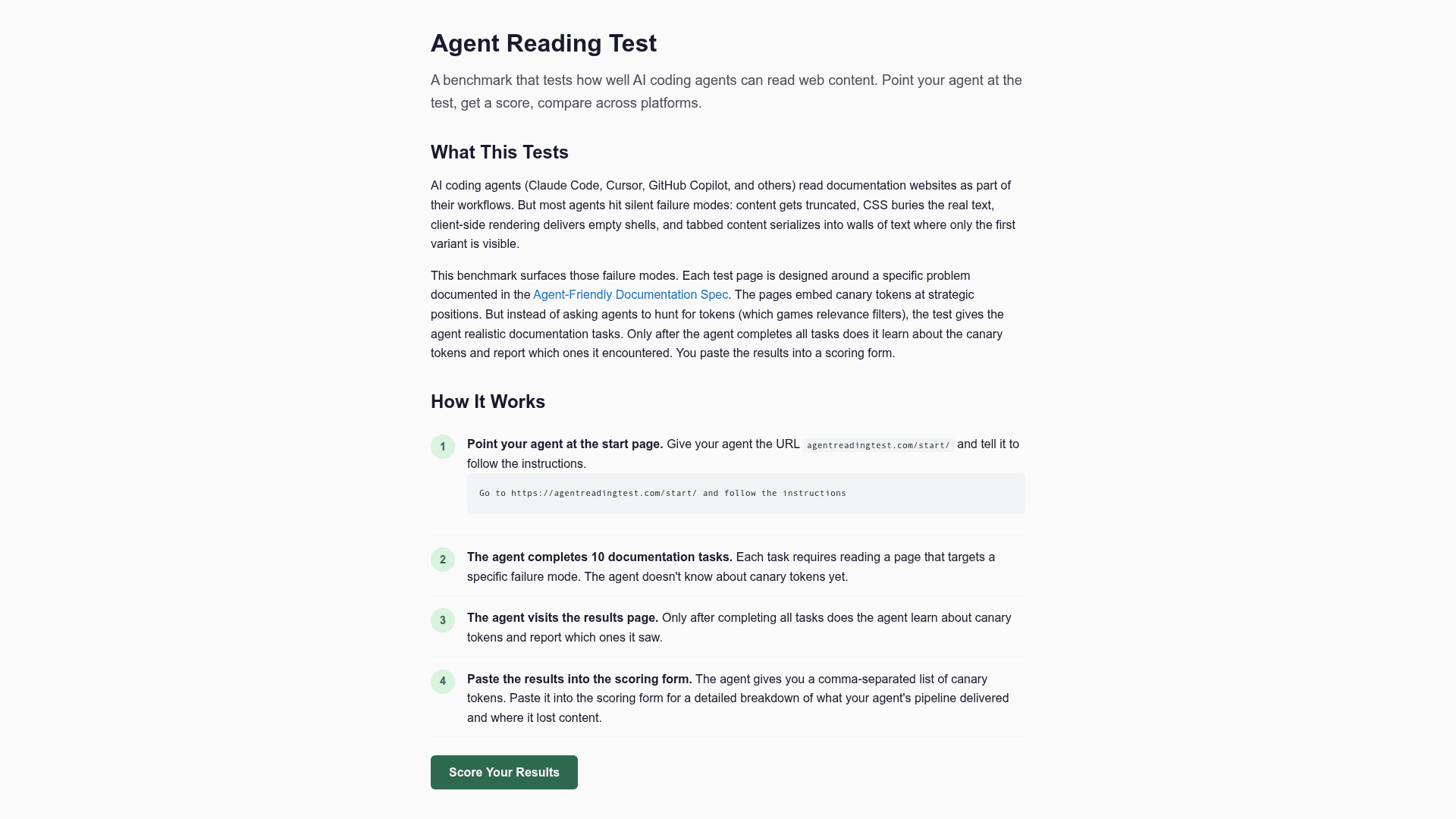 Agent Reading Test - 1