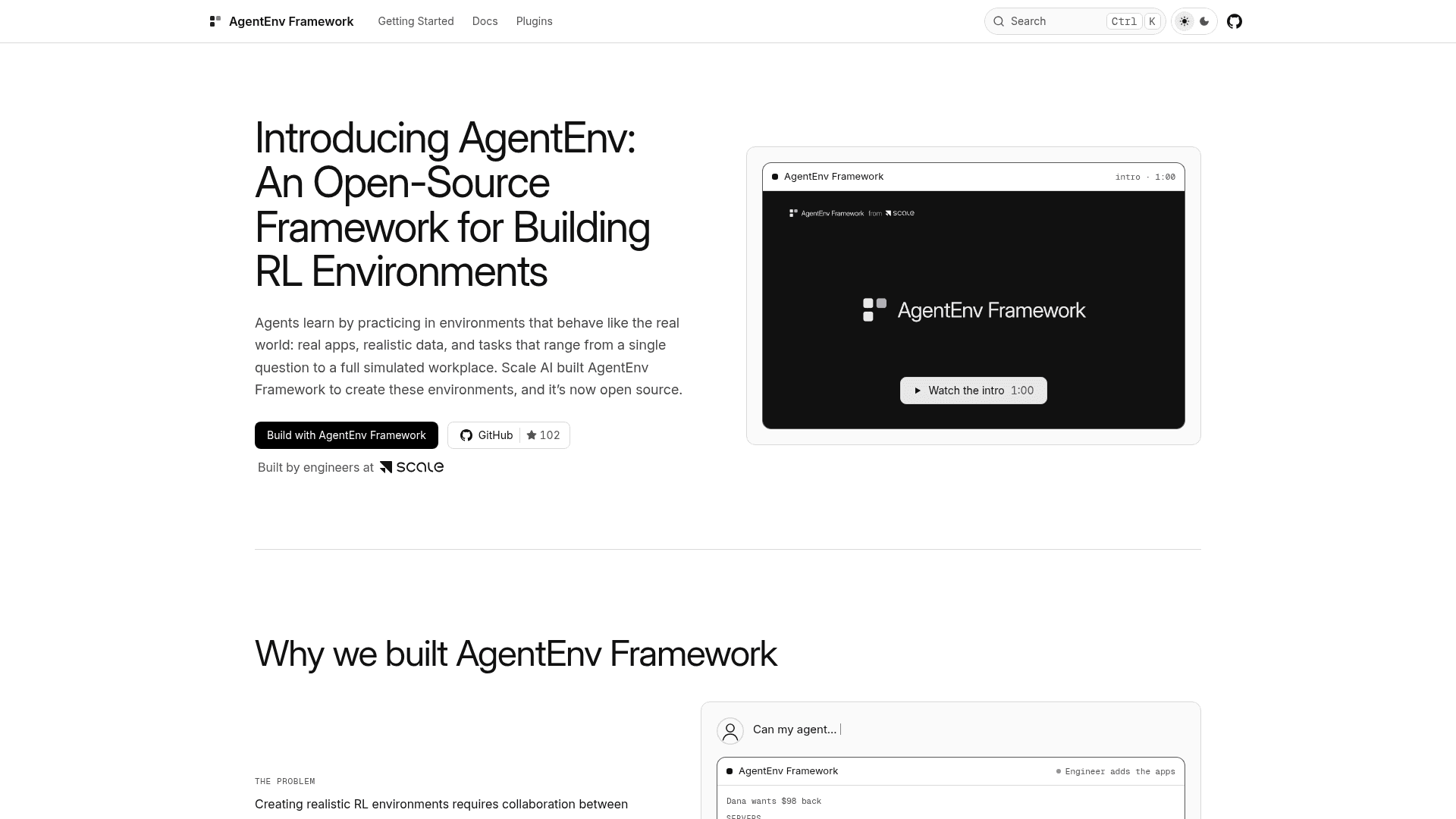 AgentEnv Framework - 1