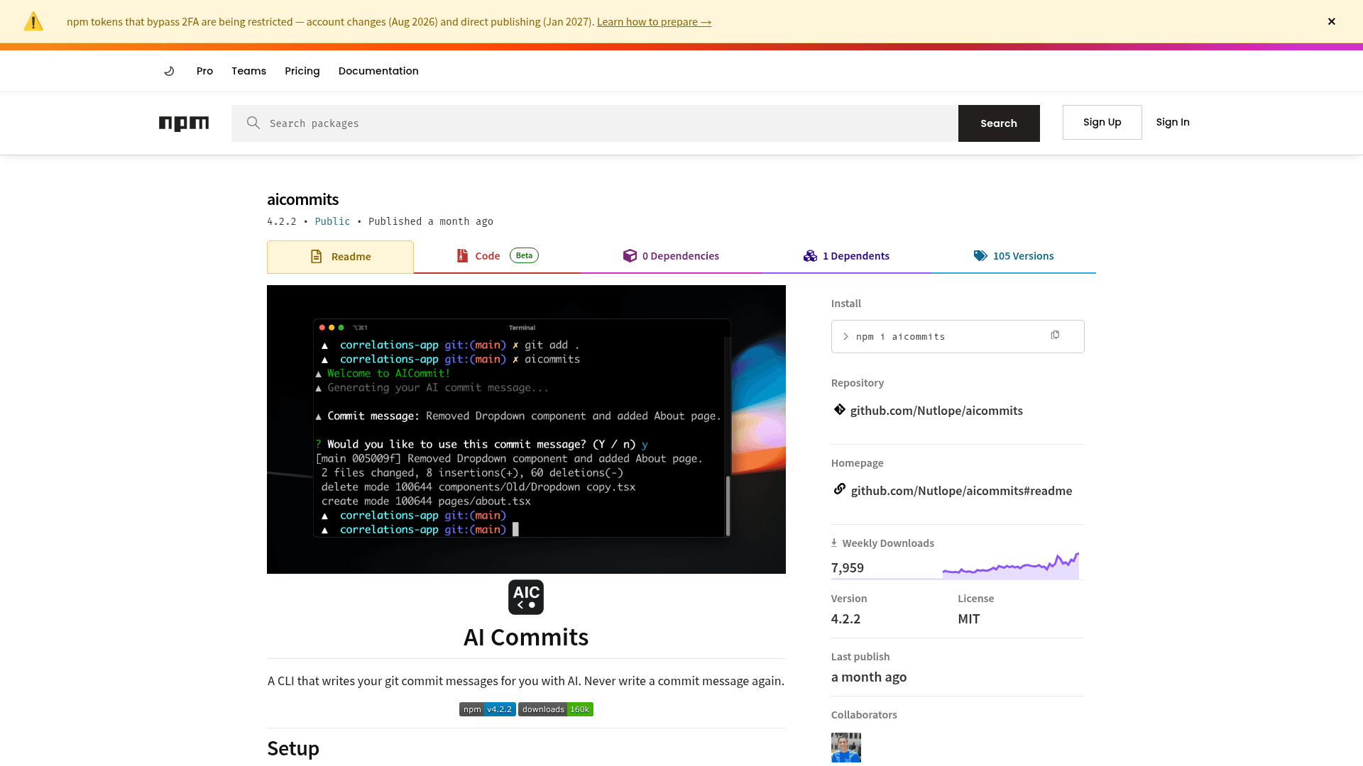 aicommits - 1