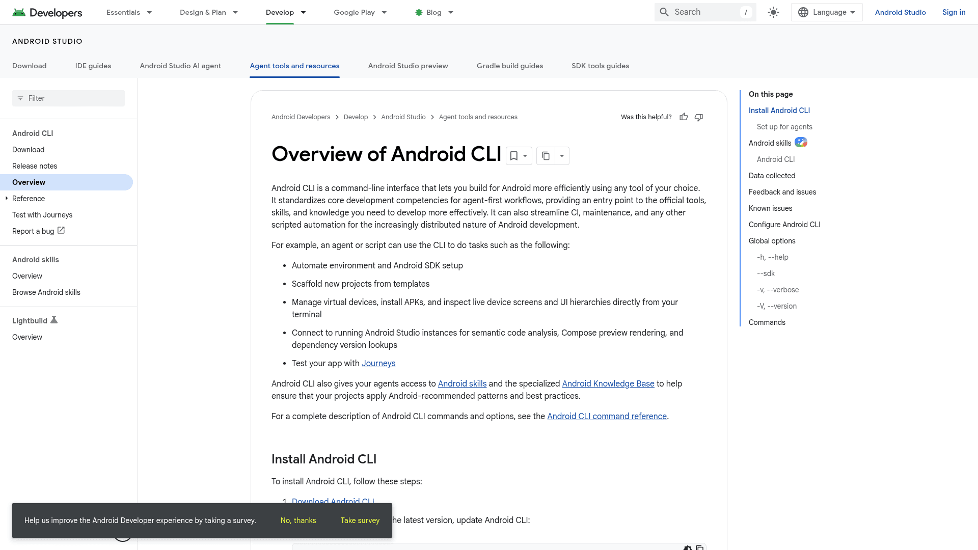 Android CLI - 1