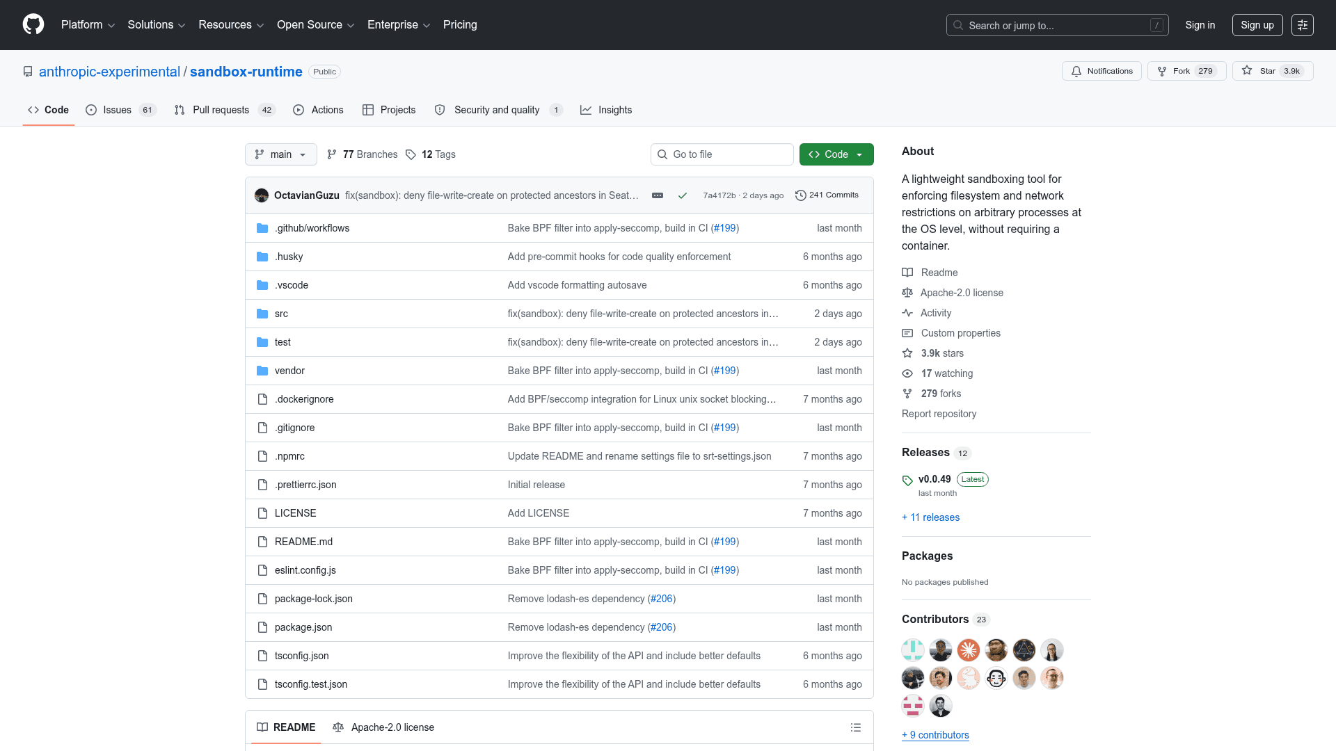 Anthropic Sandbox Runtime - 1