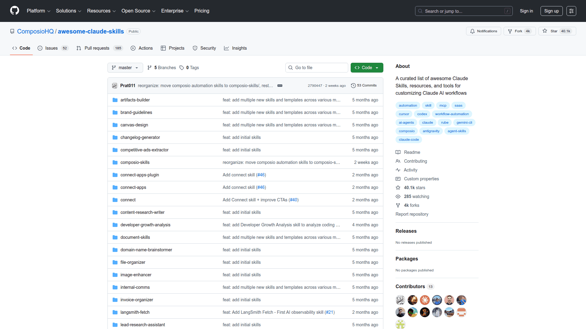 Awesome Claude Skills