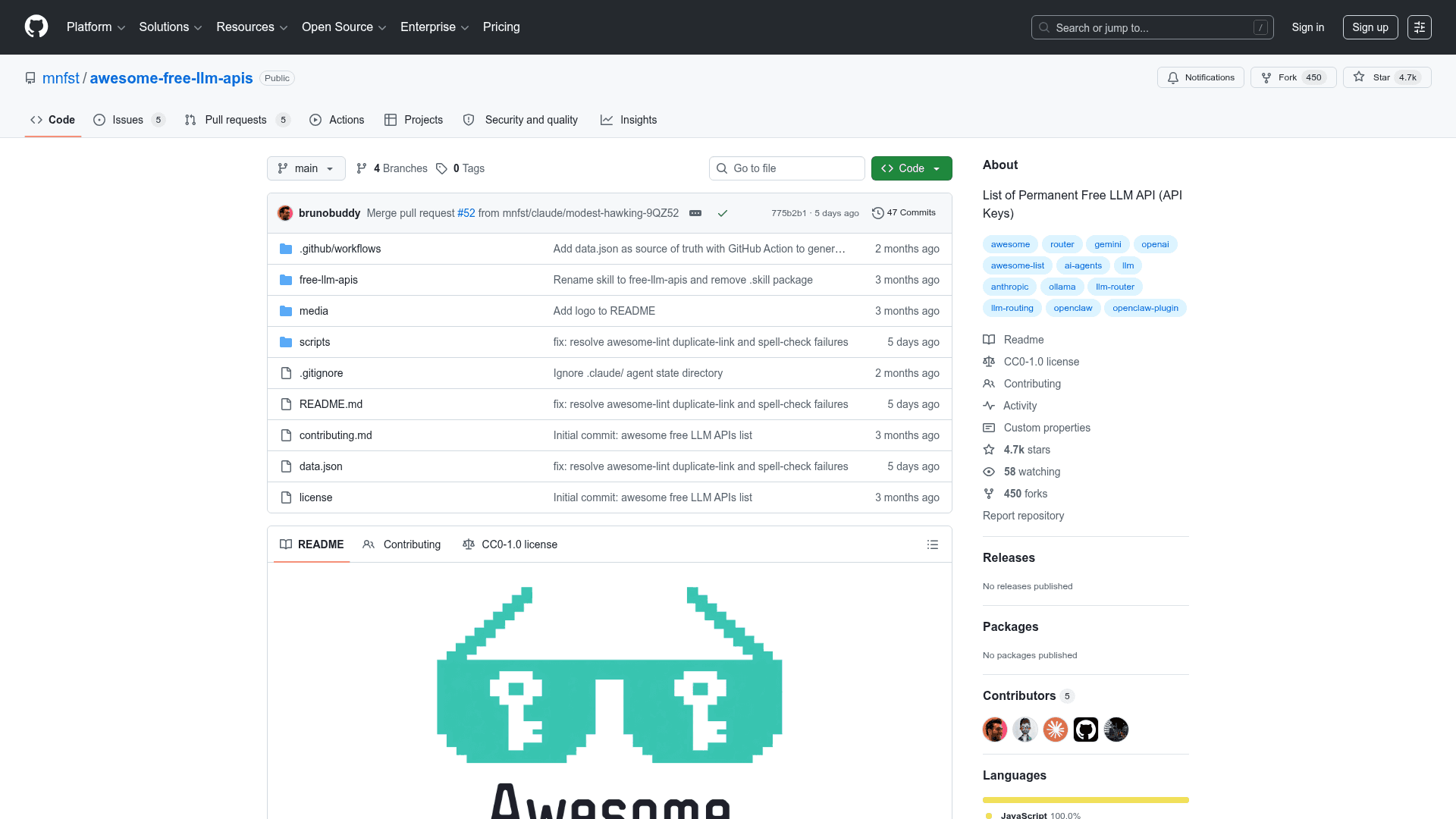 Awesome Free LLM APIs - 1