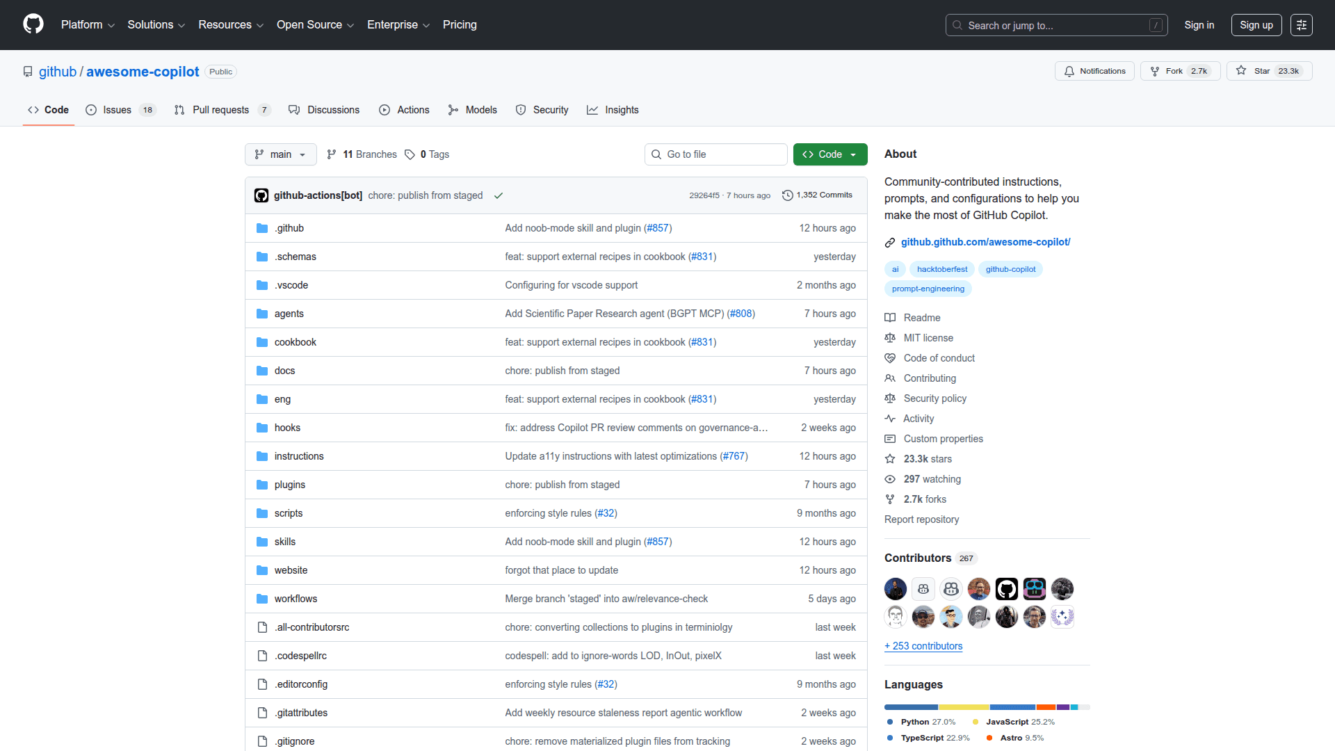 Awesome GitHub Copilot - 1