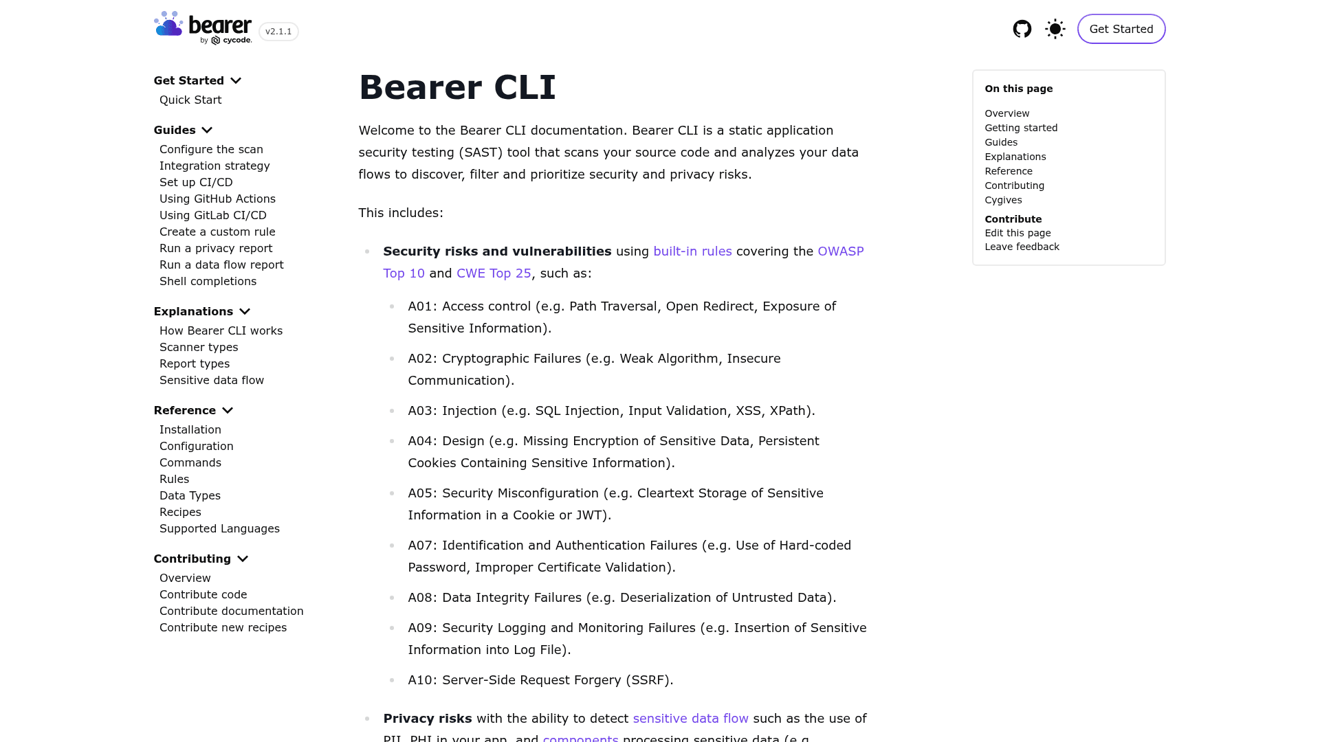 Bearer CLI - 1