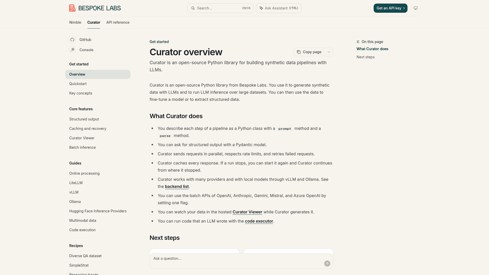 Bespoke Curator - 1