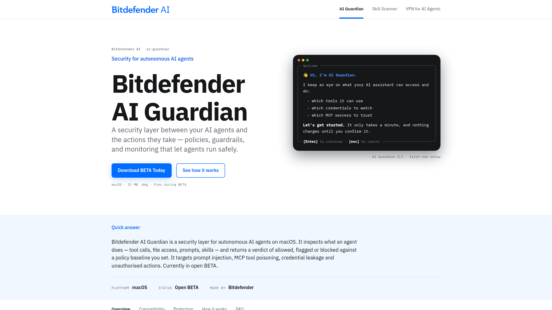 Bitdefender AI Guardian - 1
