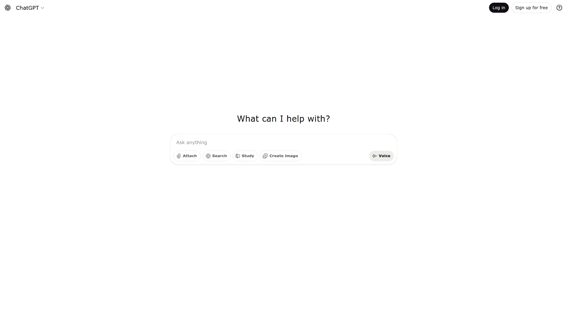 ChatGPT screenshot
