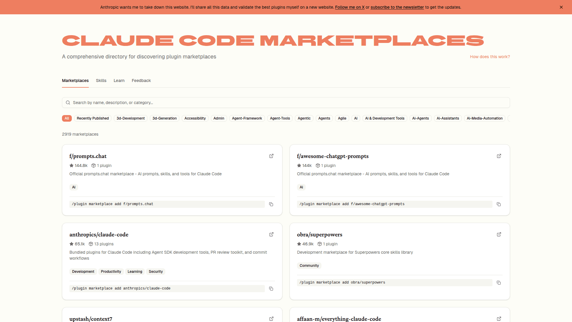 Claude Code Marketplaces - 1