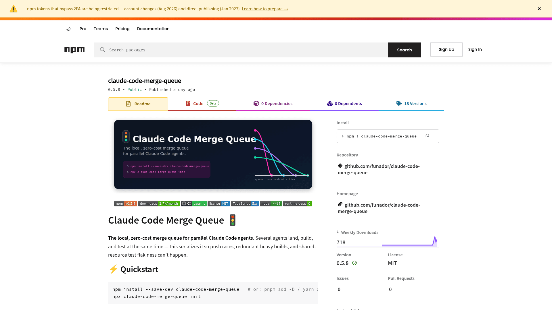 Claude Code Merge Queue - 1