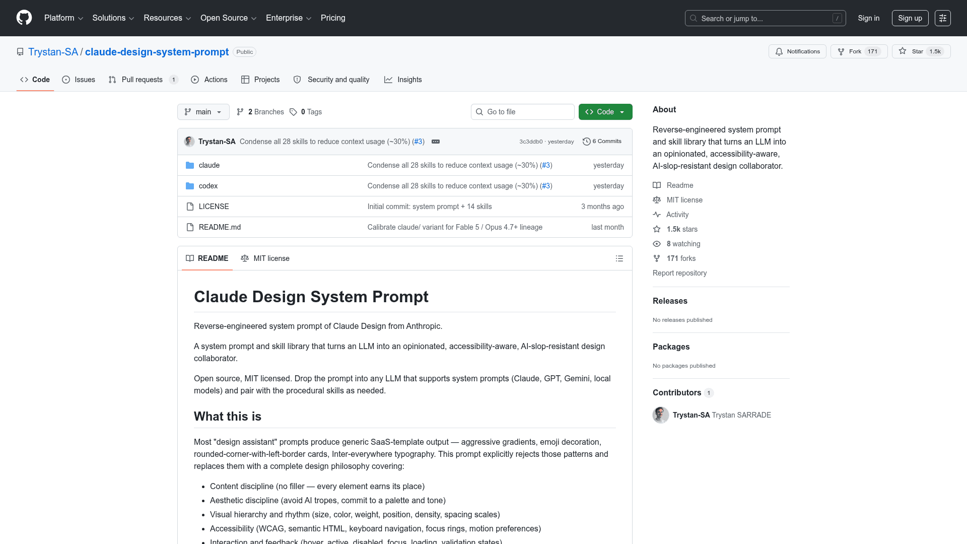 Claude Design System Prompt - 1