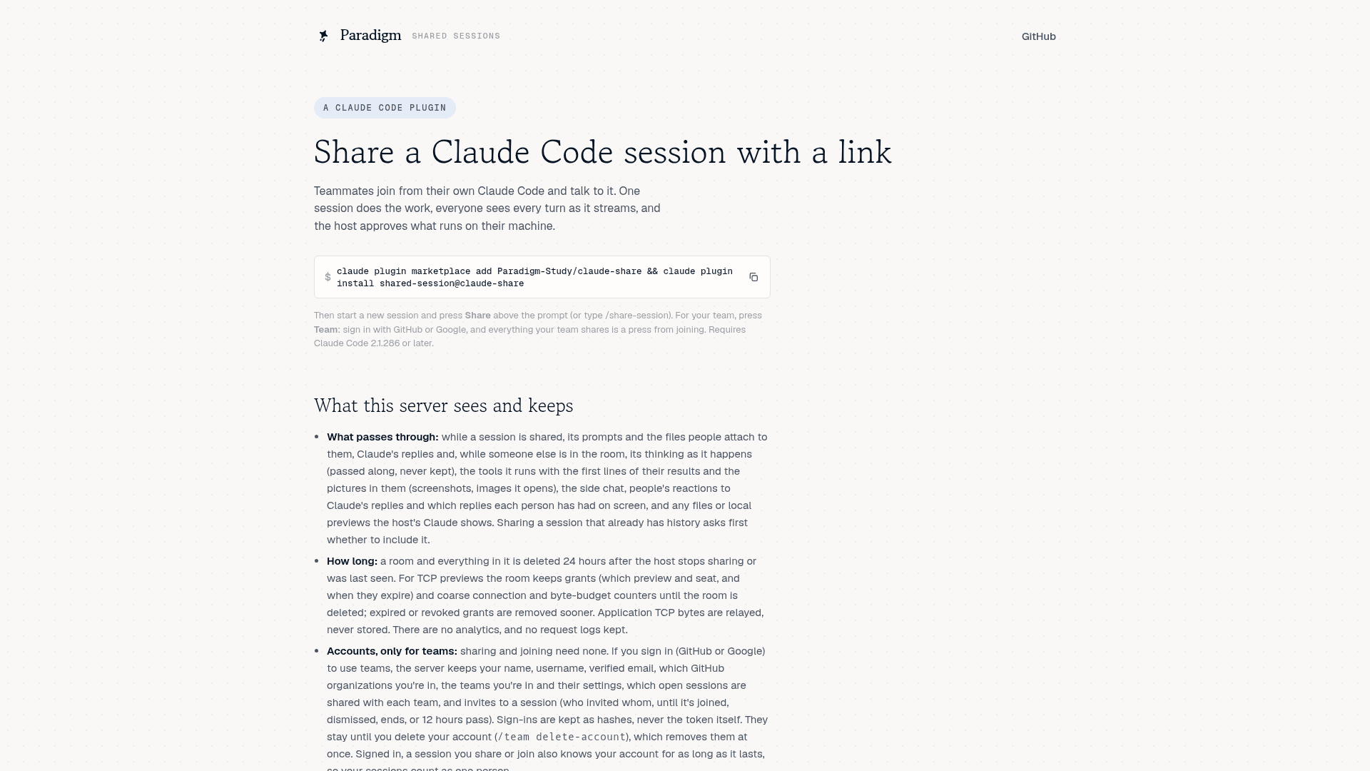 Shared Sessions for Claude Code - 1