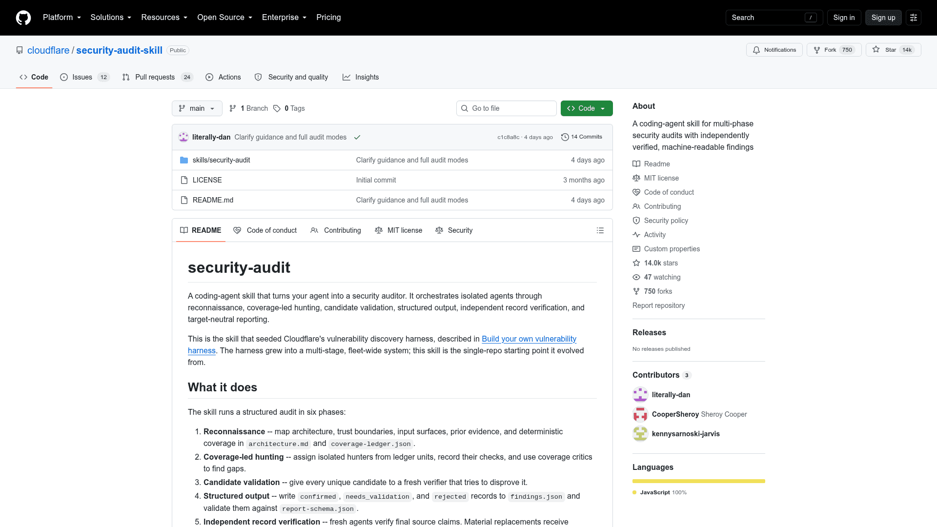 Cloudflare Security Audit Skill - 1