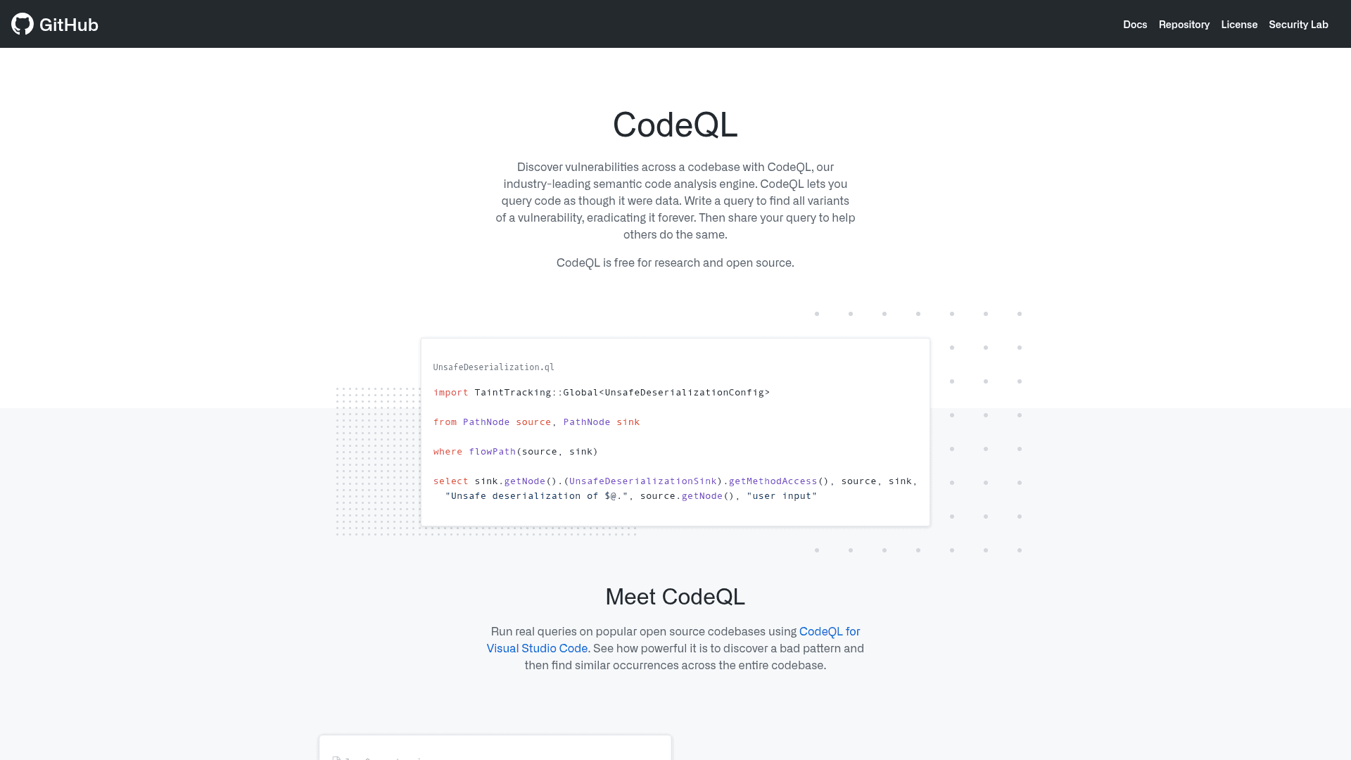 CodeQL - 1