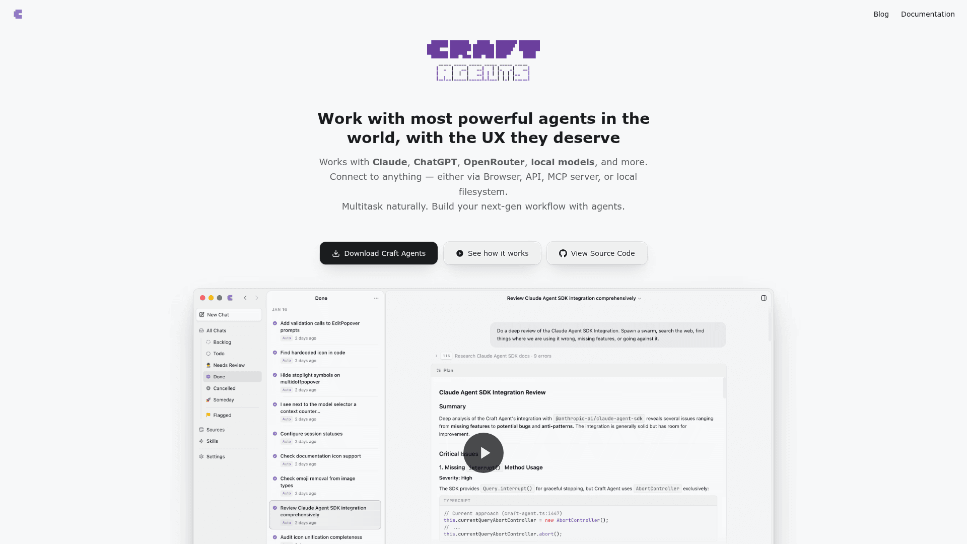 Craft Agents - 1