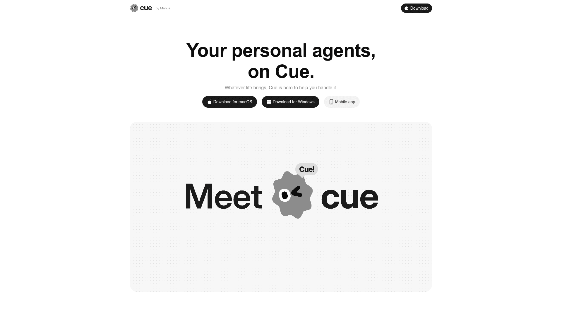 Cue - 1