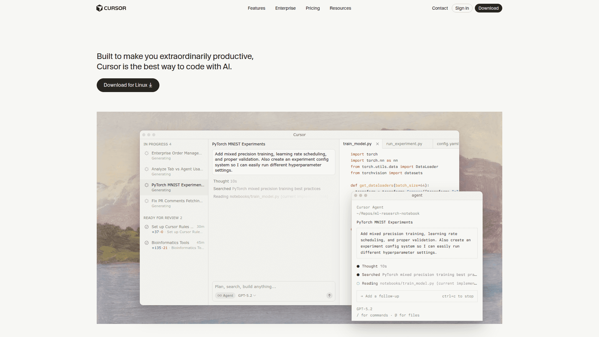 Cursor screenshot