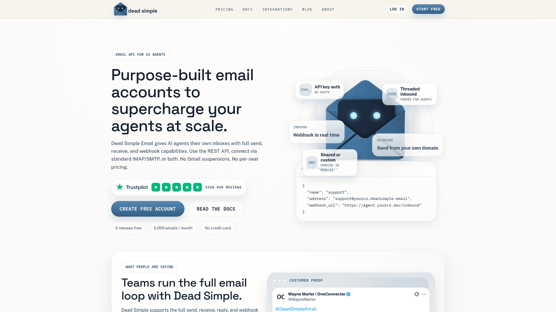 Dead Simple Email - 1