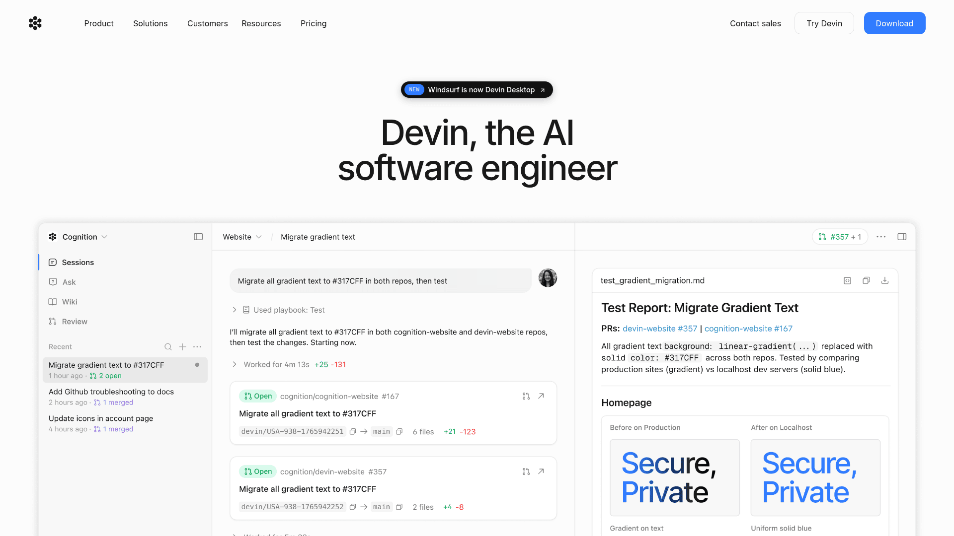 Devin Desktop - 1