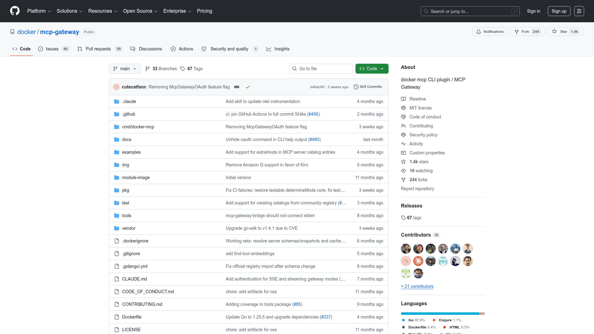 Docker MCP Gateway - 1