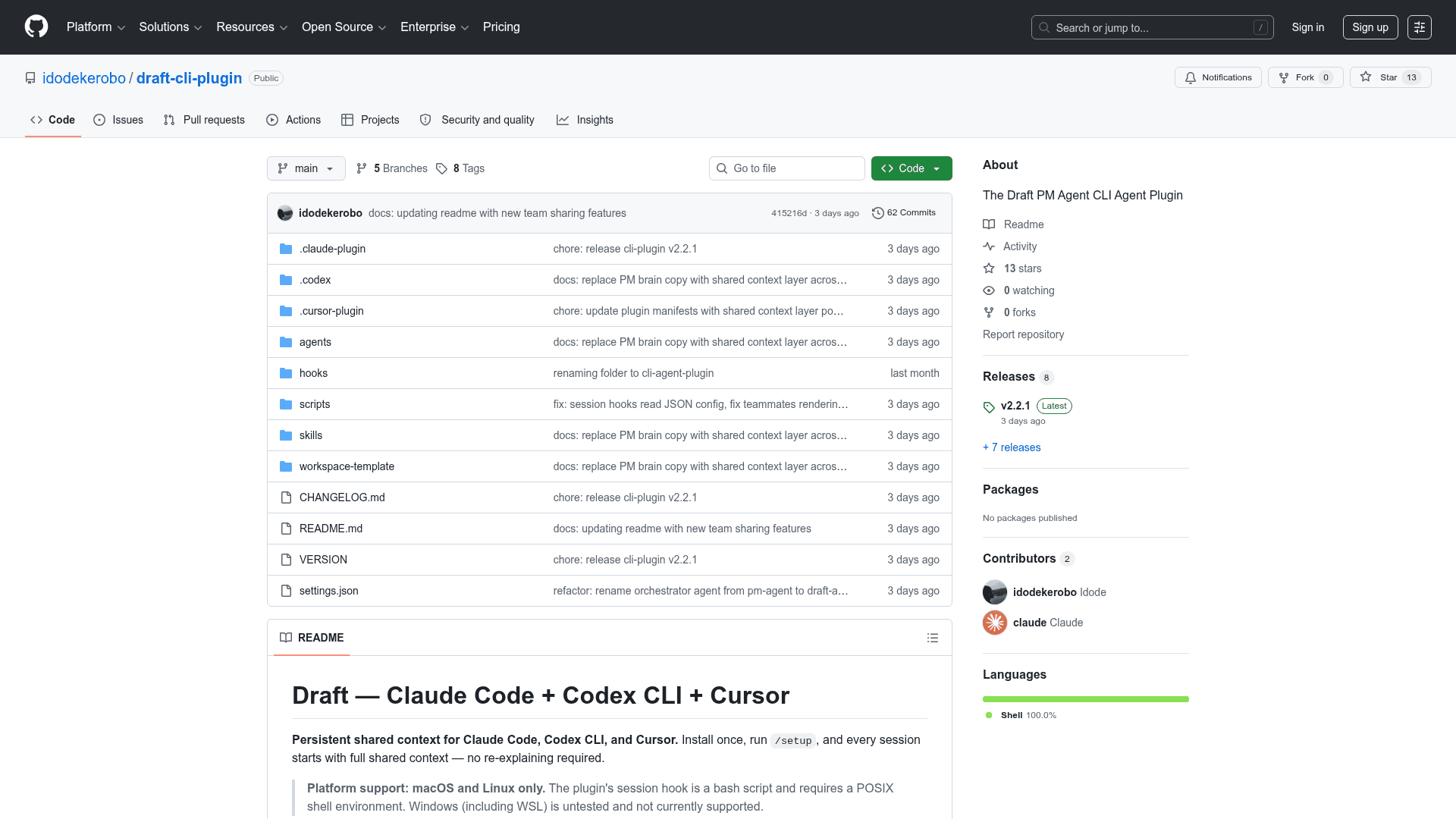 Draft CLI Plugin - 1