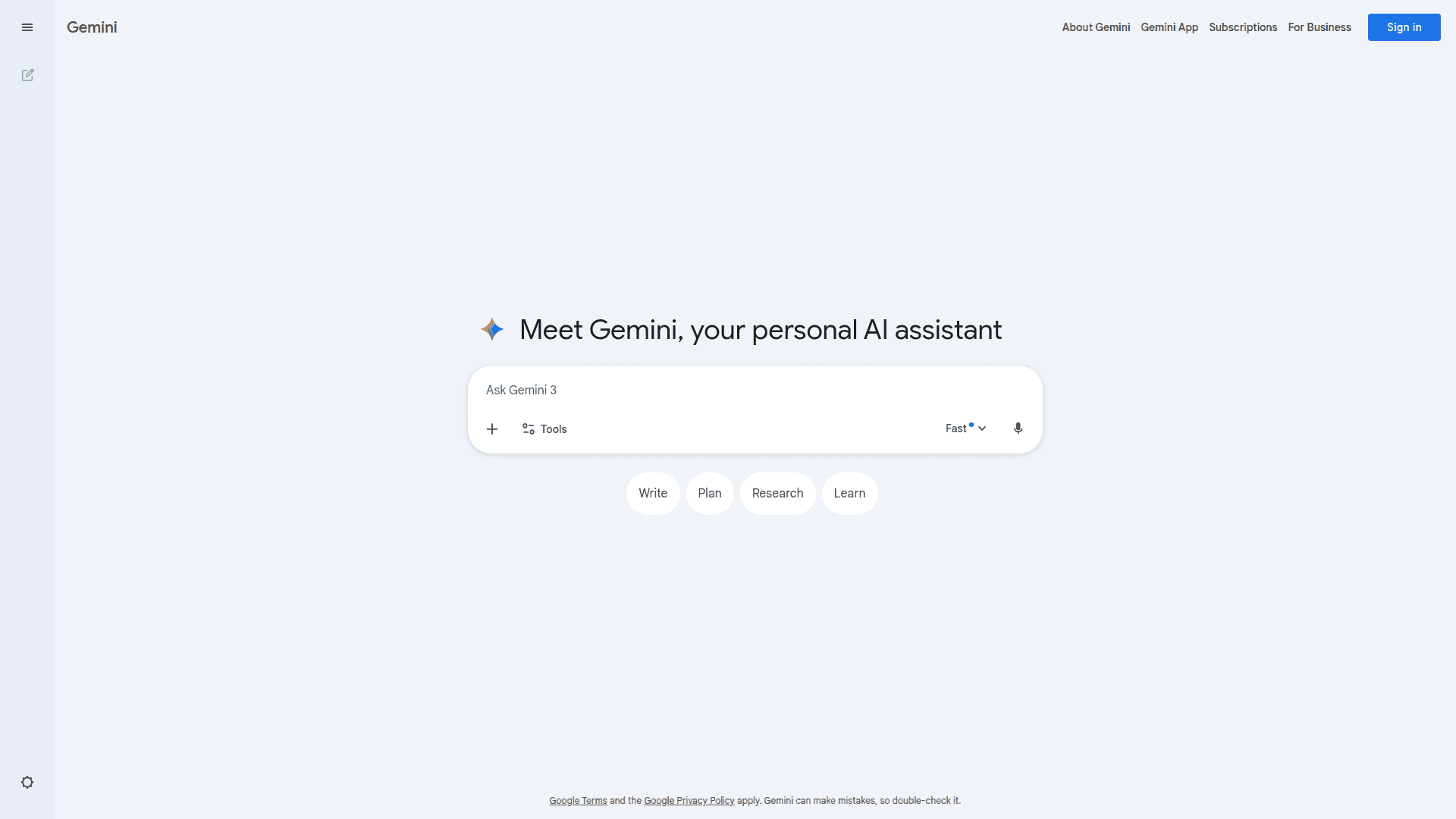 Gemini screenshot
