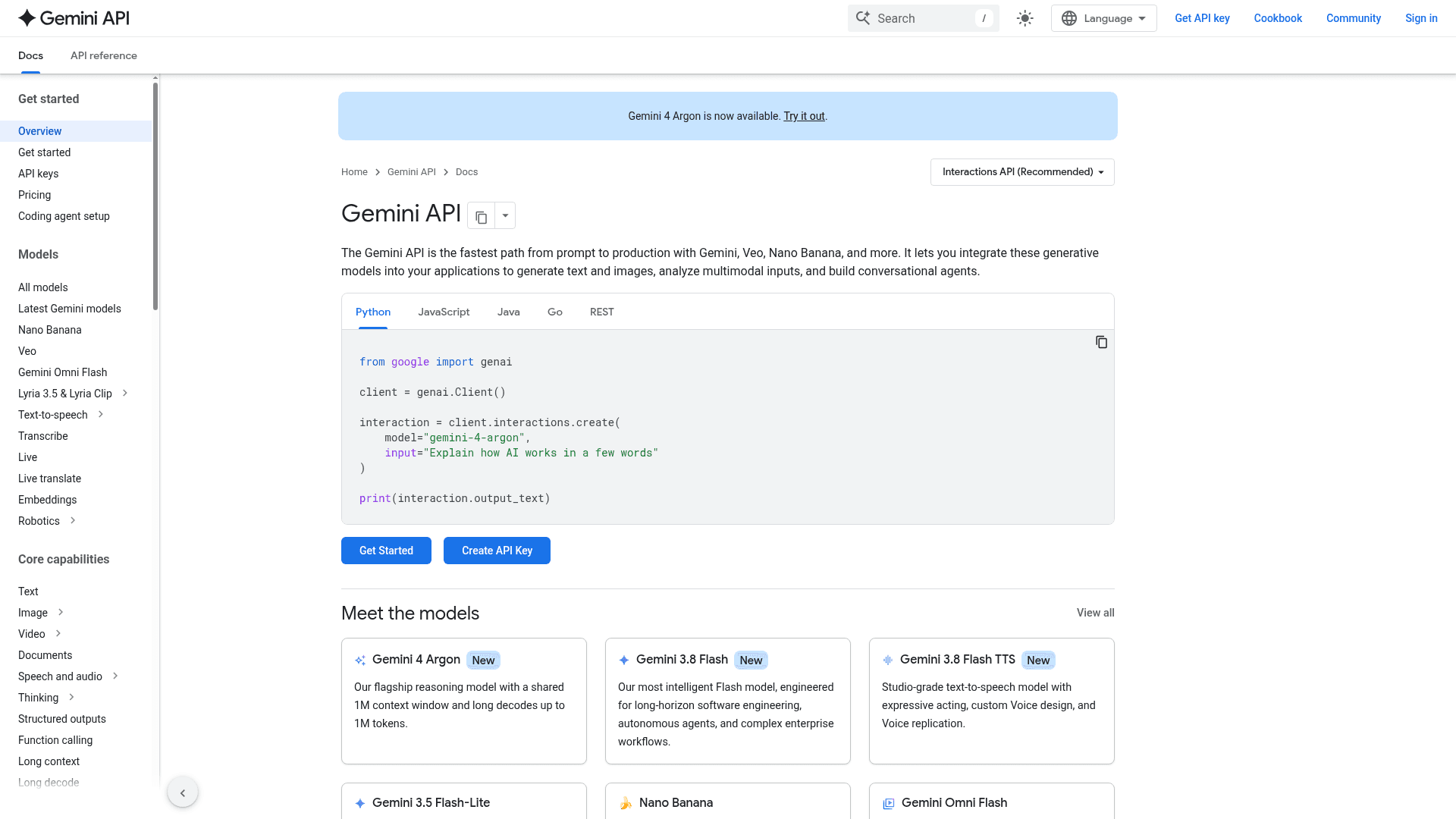 Gemini API CLI - 1