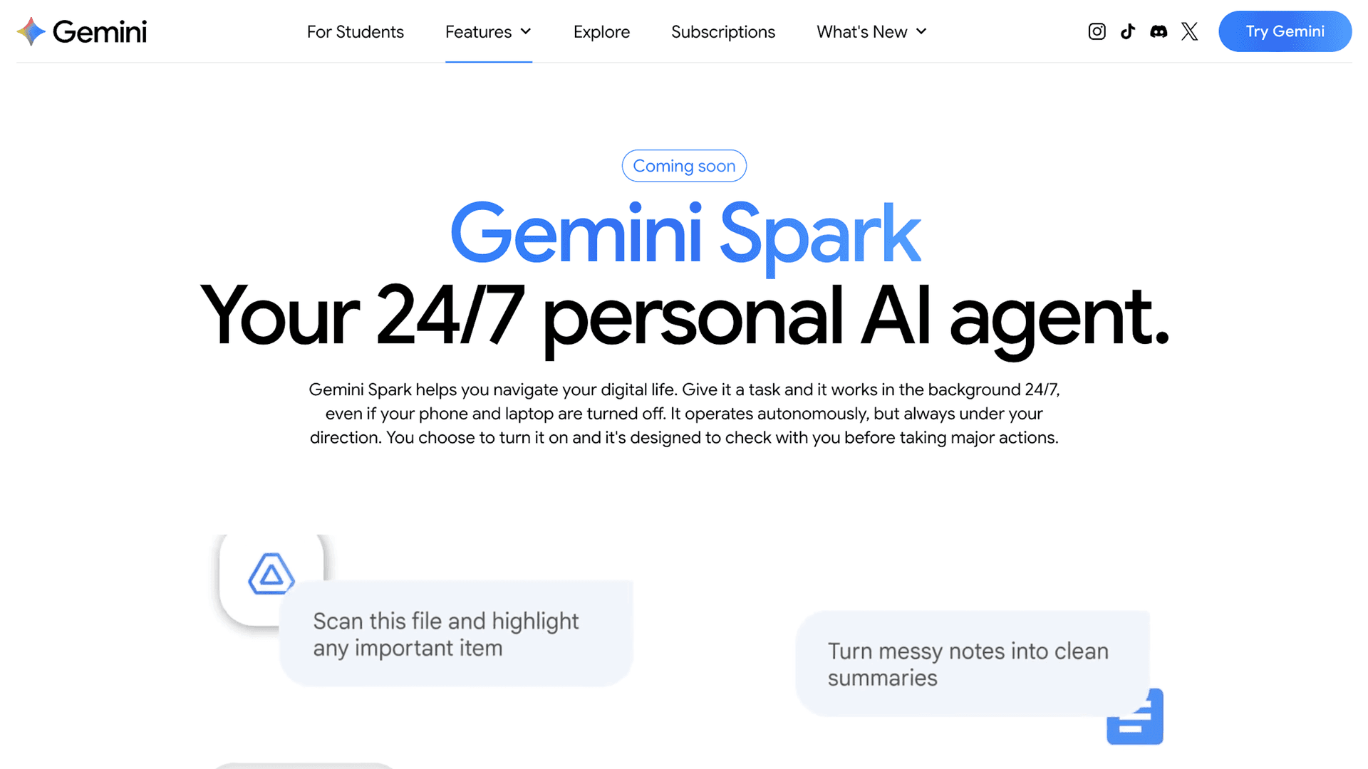 Gemini Spark - 1