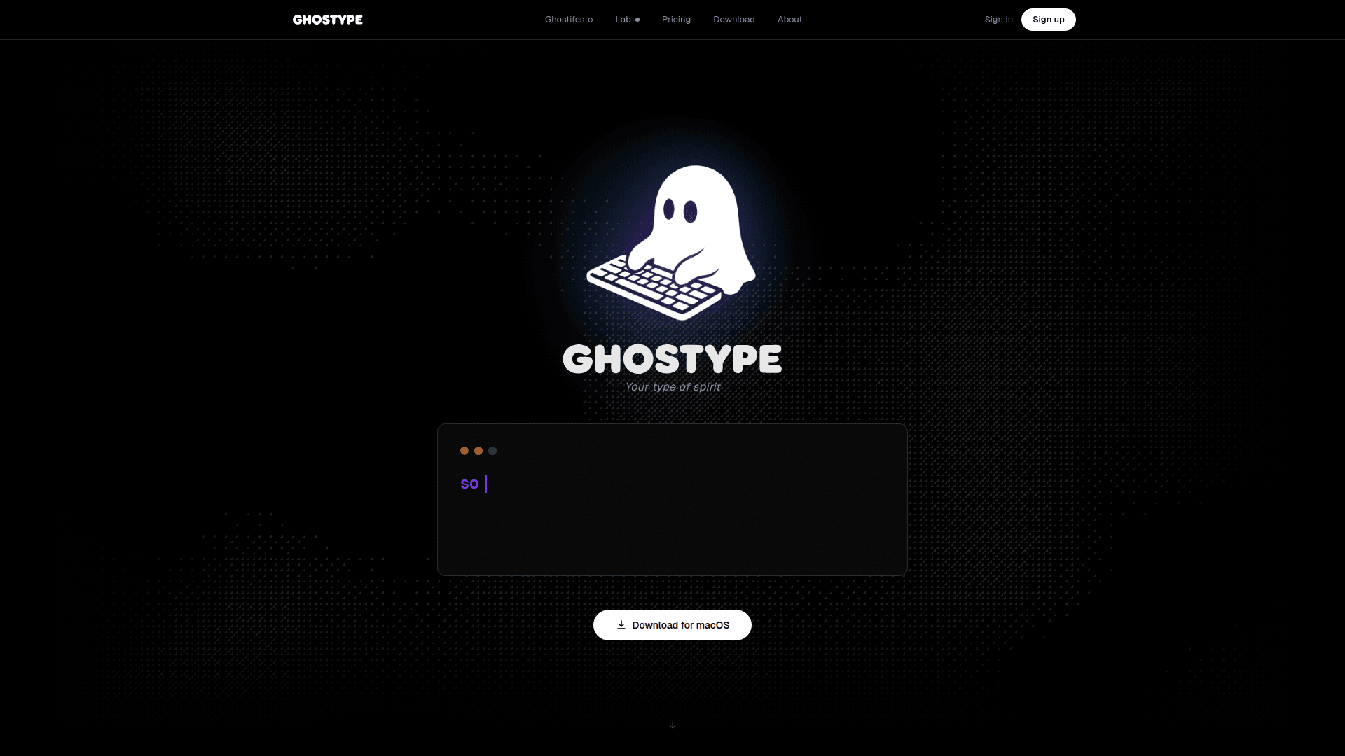 GHOSTYPE