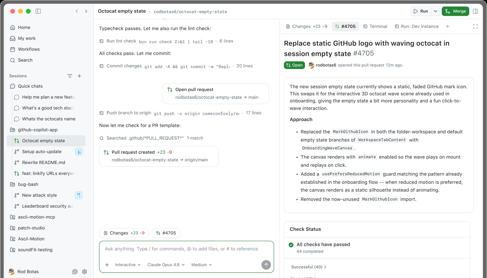GitHub Copilot app - 1