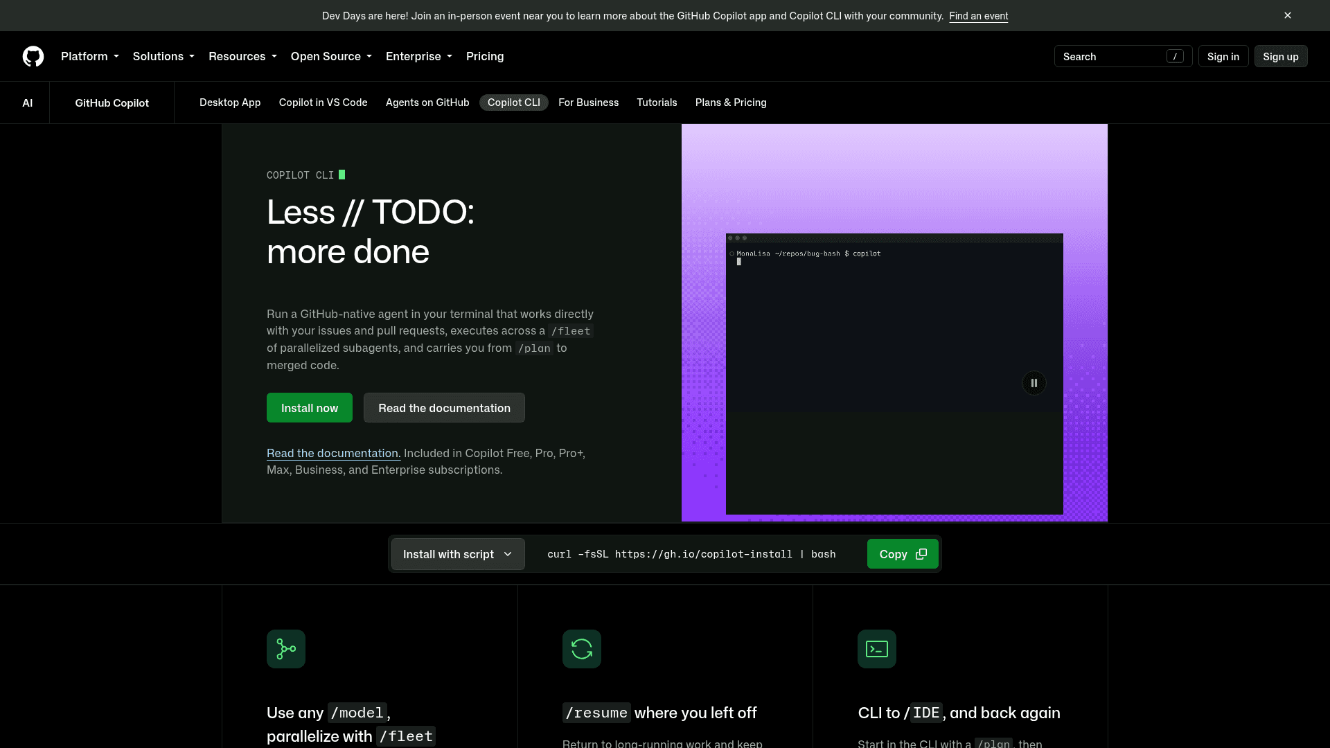 GitHub Copilot CLI - 1