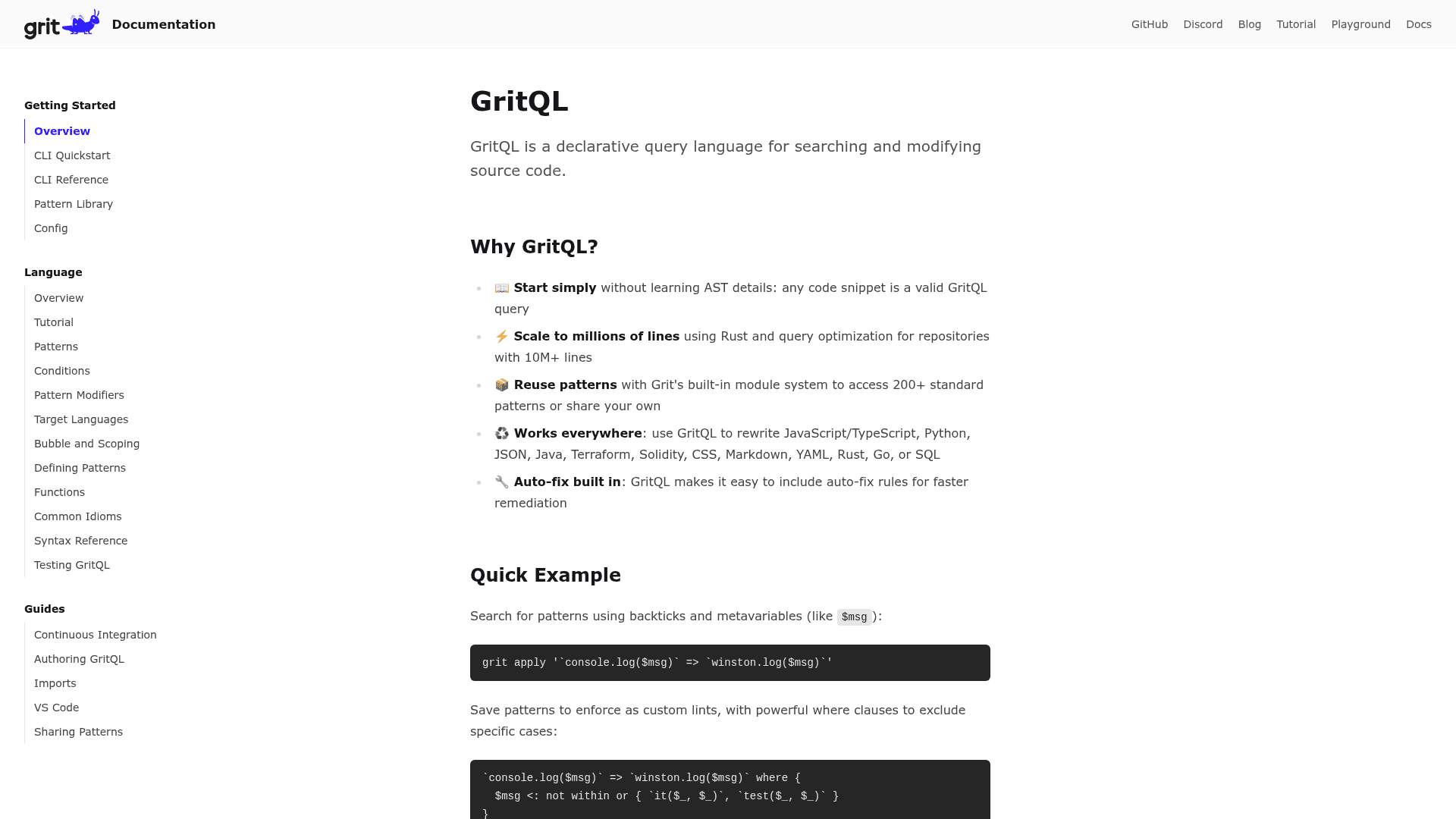 GritQL - 1