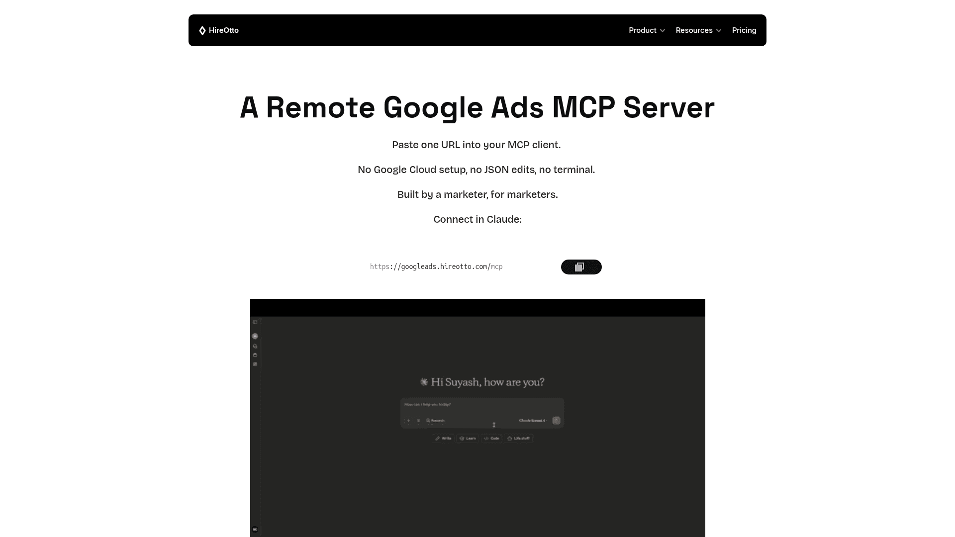 HireOtto Google Ads MCP