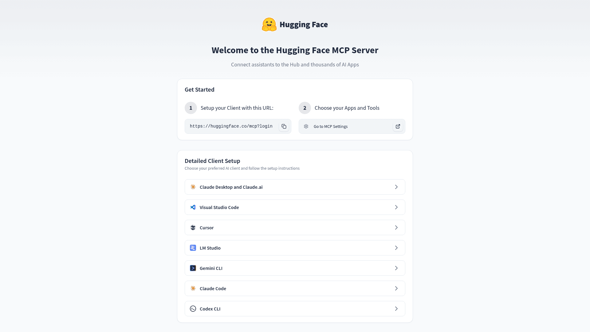 Hugging Face MCP Server - 1