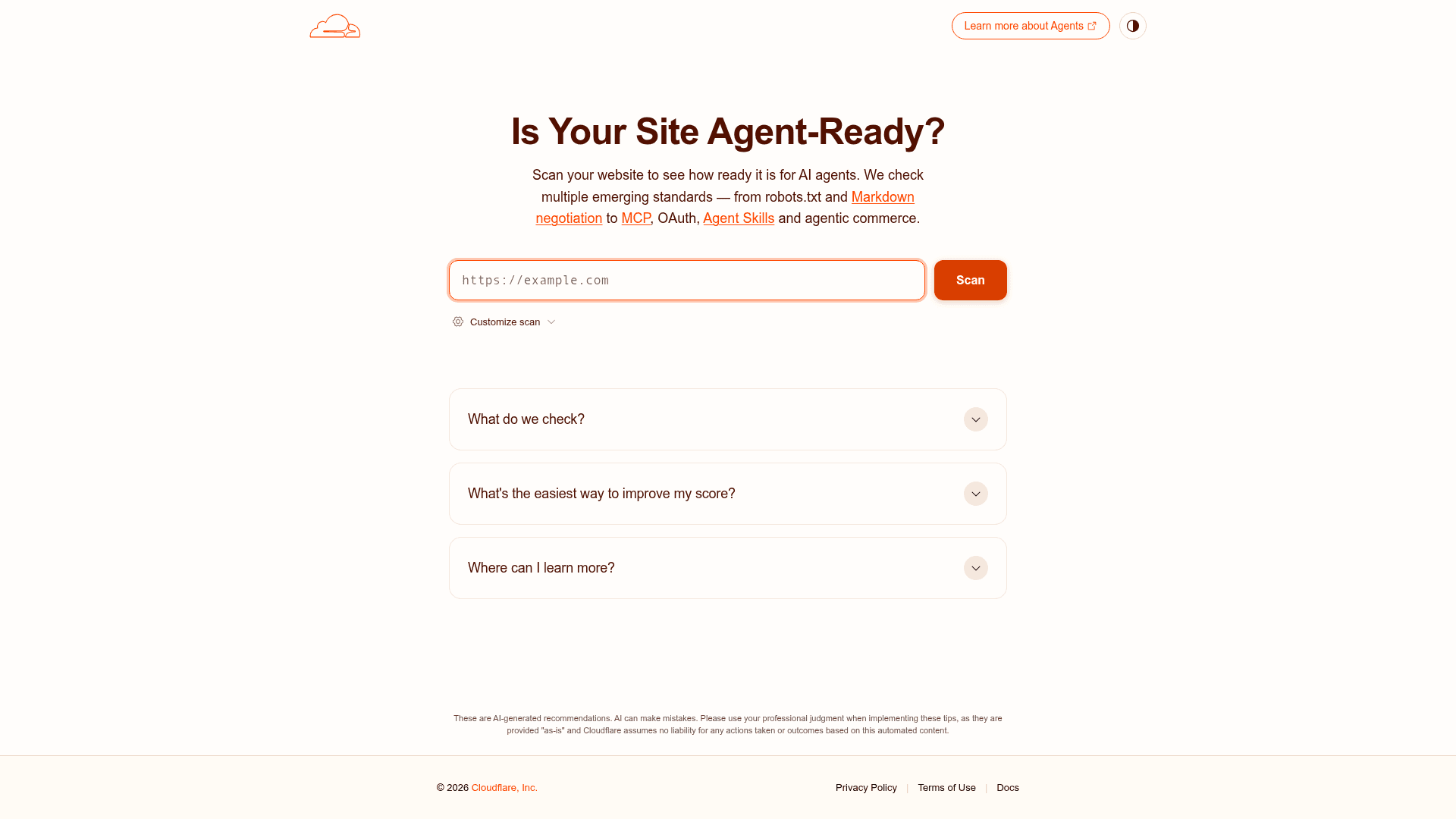 Is It Agent Ready? - 1