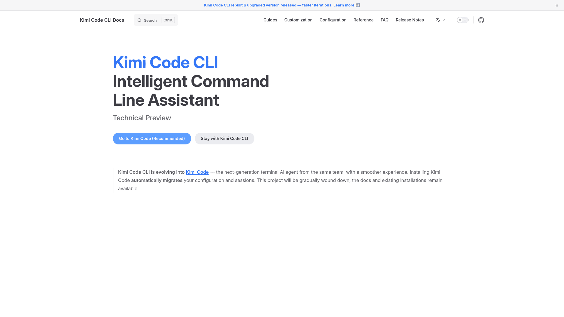 Kimi Code CLI - 1
