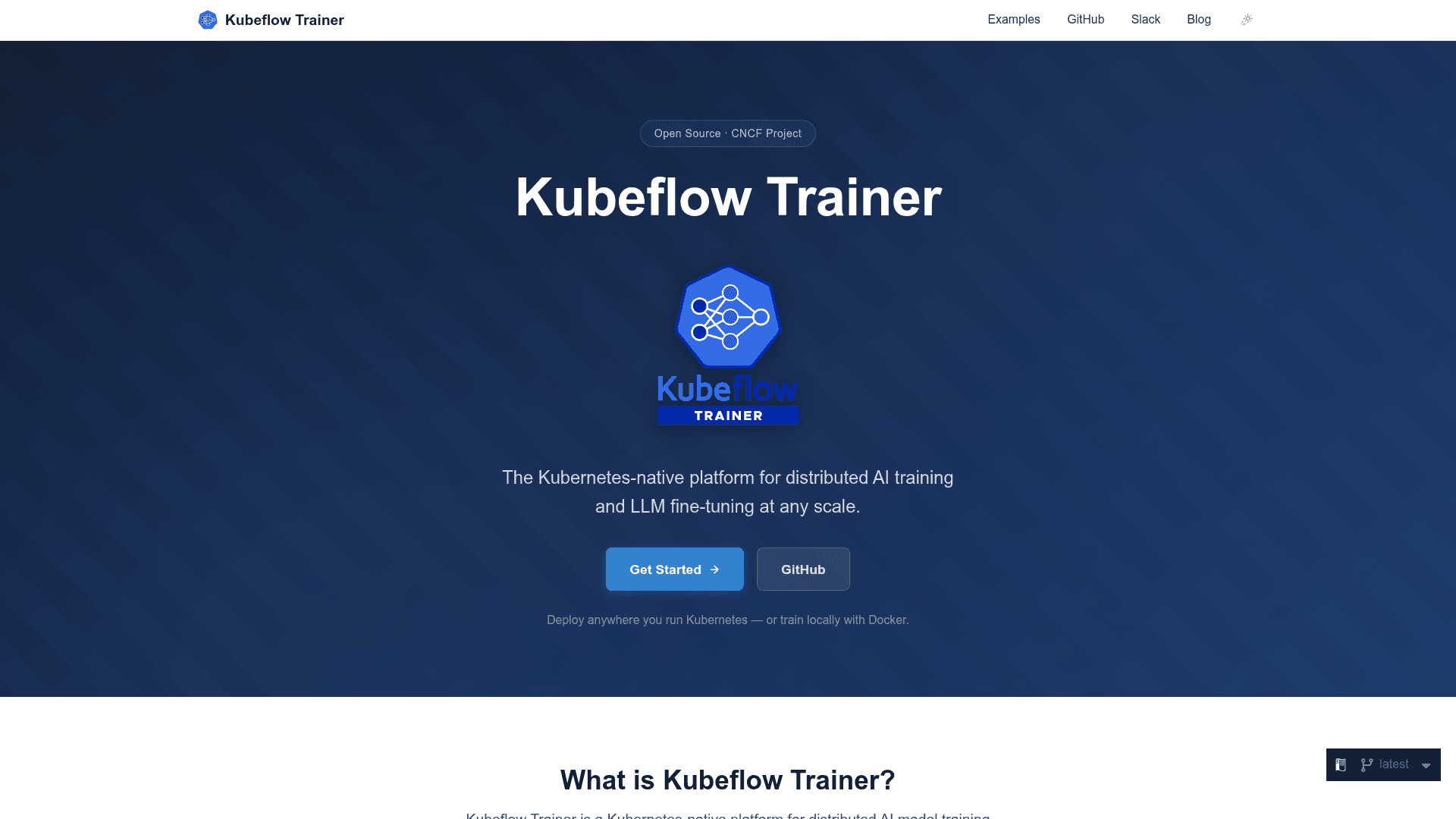 Kubeflow Trainer - 1