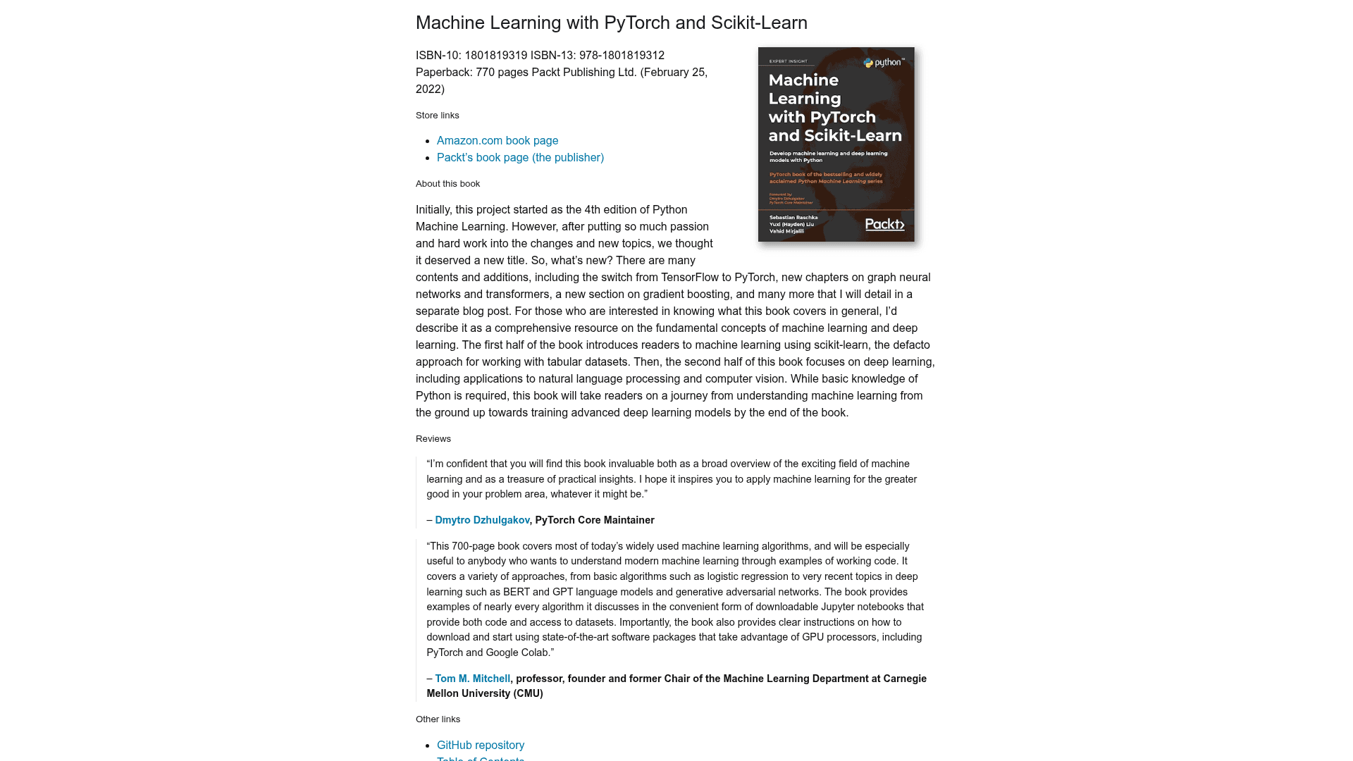 Machine Learning with PyTorch and Scikit-Learn - 1