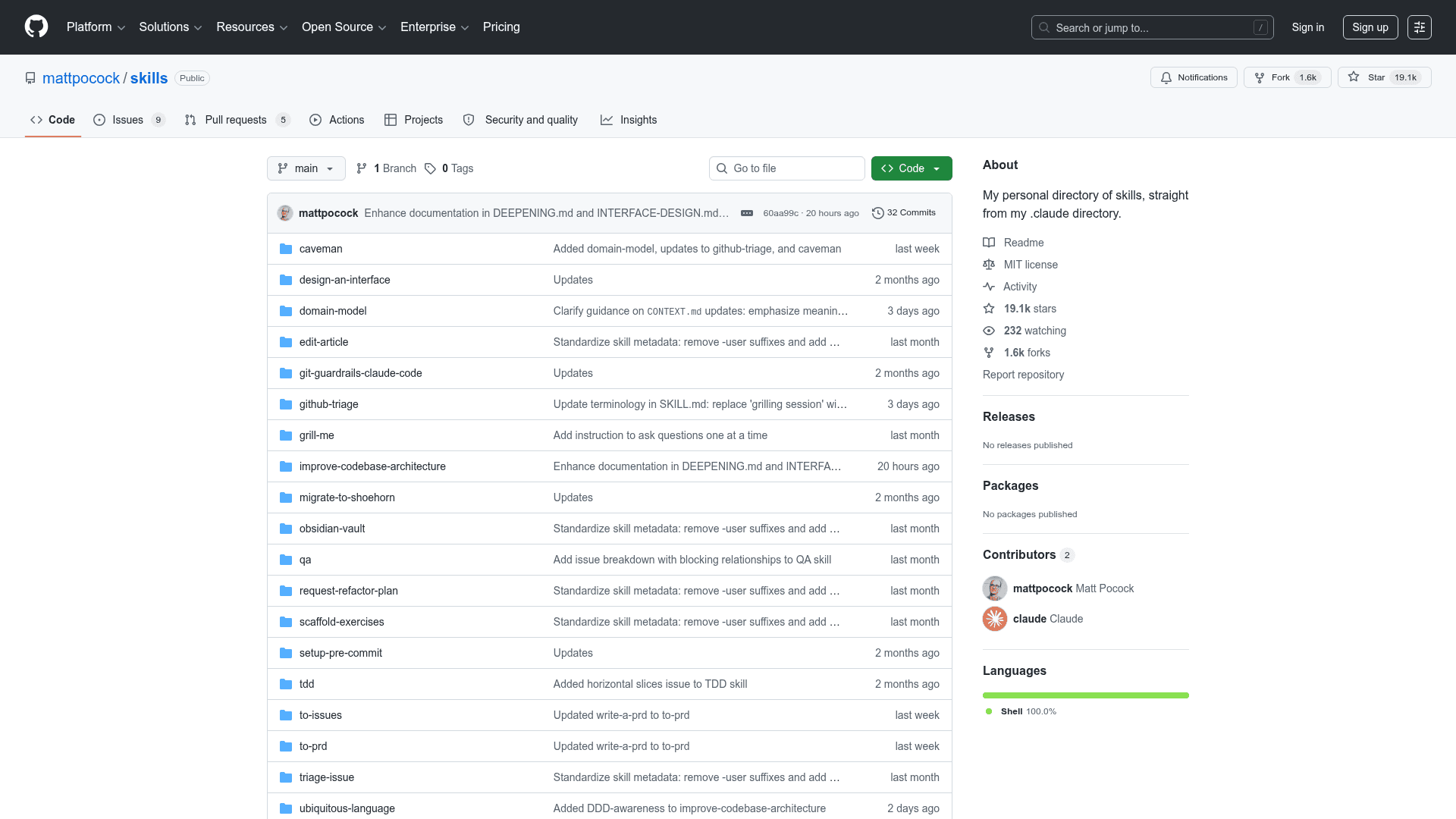 Agent Skills by mattpocock - 1