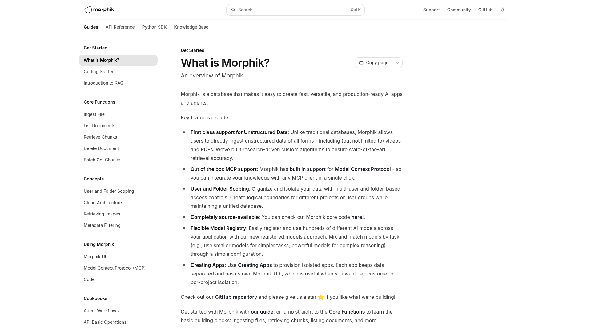 Morphik Core - 1