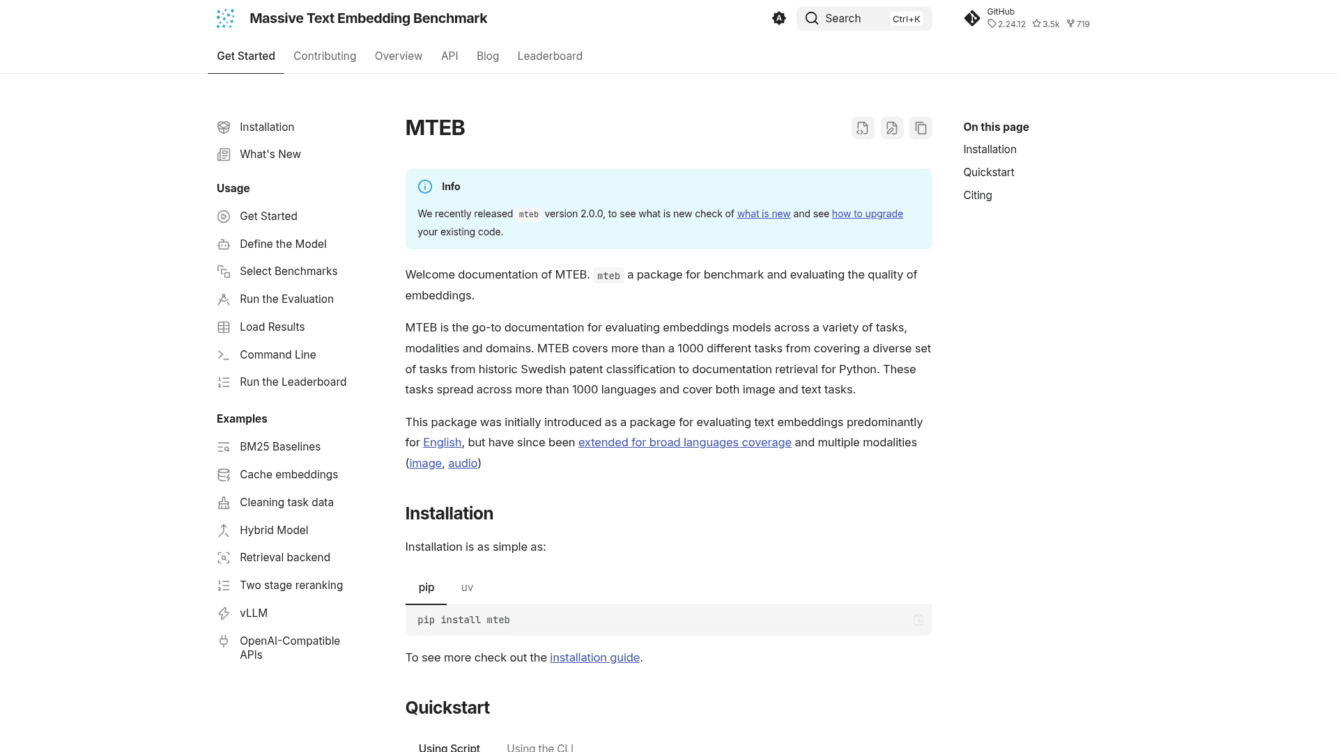 MTEB - 1